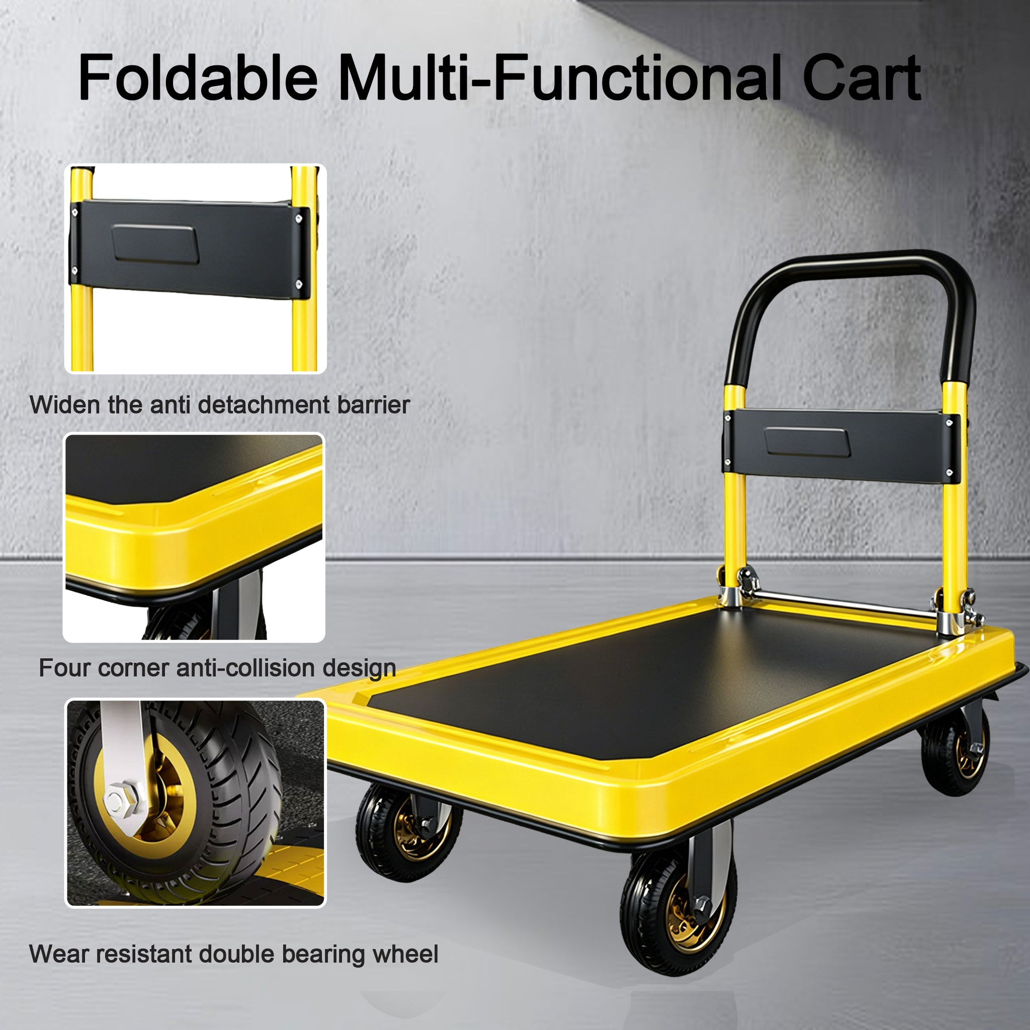 NOVAFKORKLIFT handcart Foldable Multi-Functional Cart Household Commercial Industrial Use