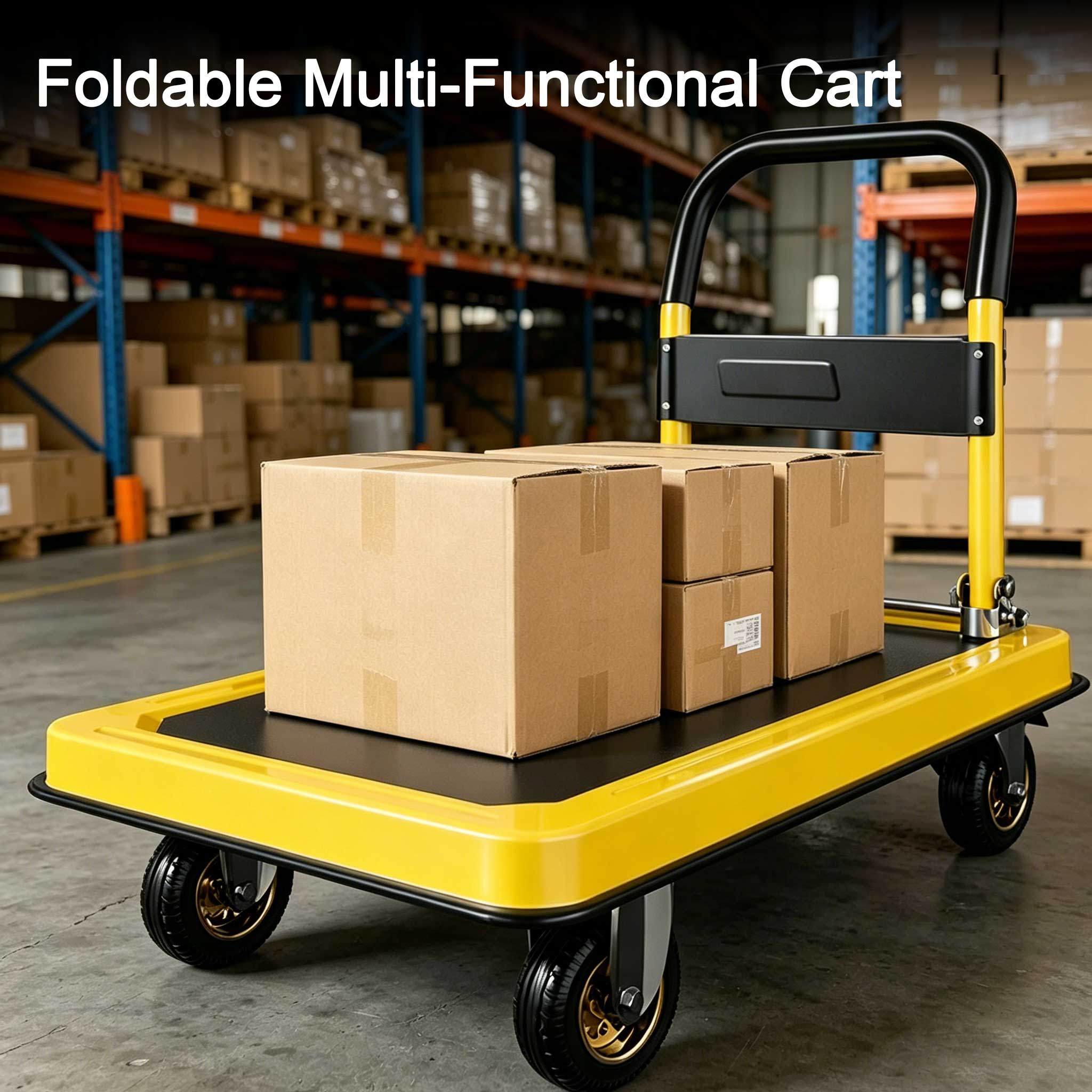 NOVAFKORKLIFT handcart Foldable Multi-Functional Cart Household Commercial Industrial Use