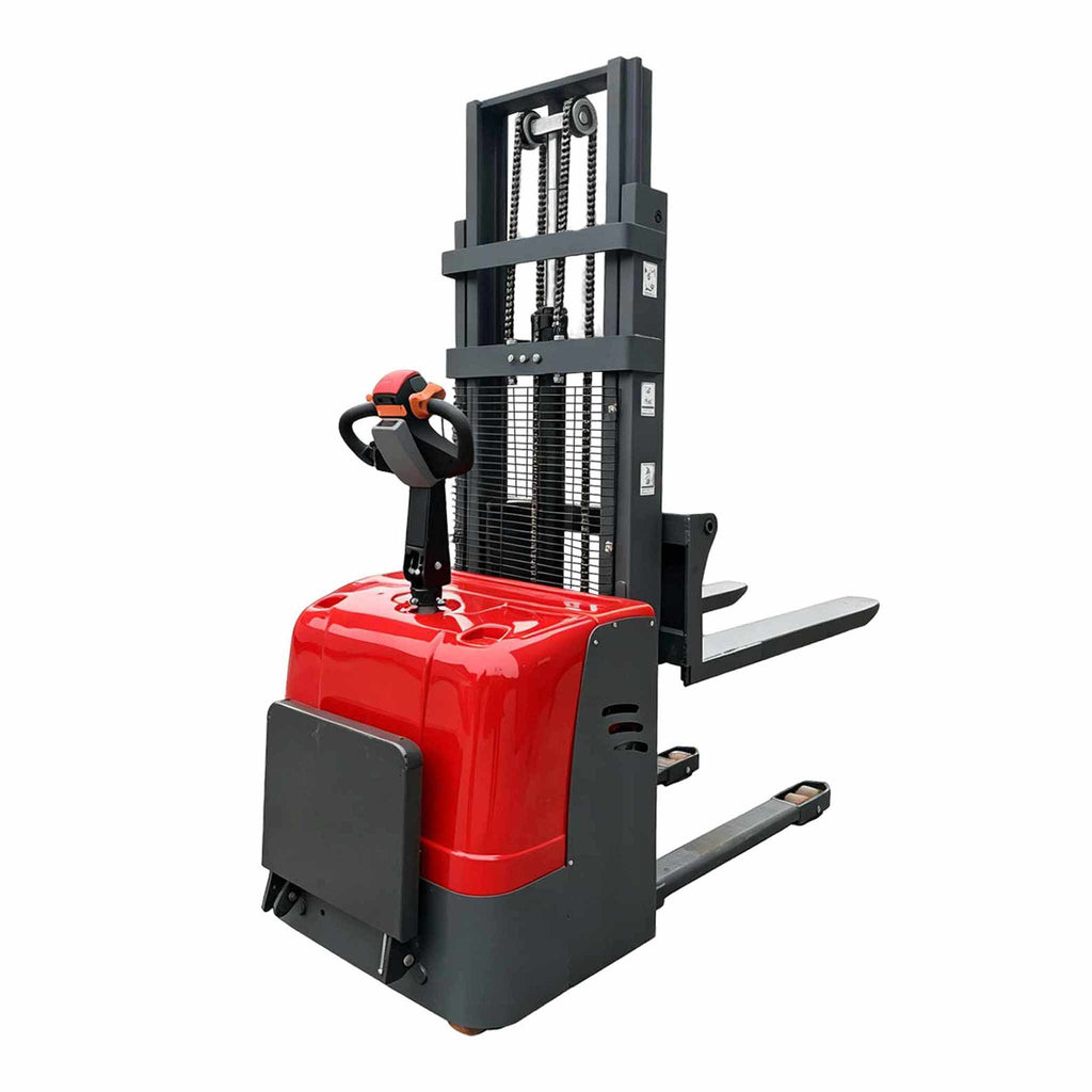 NovaFORKLIFT 3300lb warehouse narrow channel station driving electric stacker crane, electric stacker suitable for warehouse logistics, etc