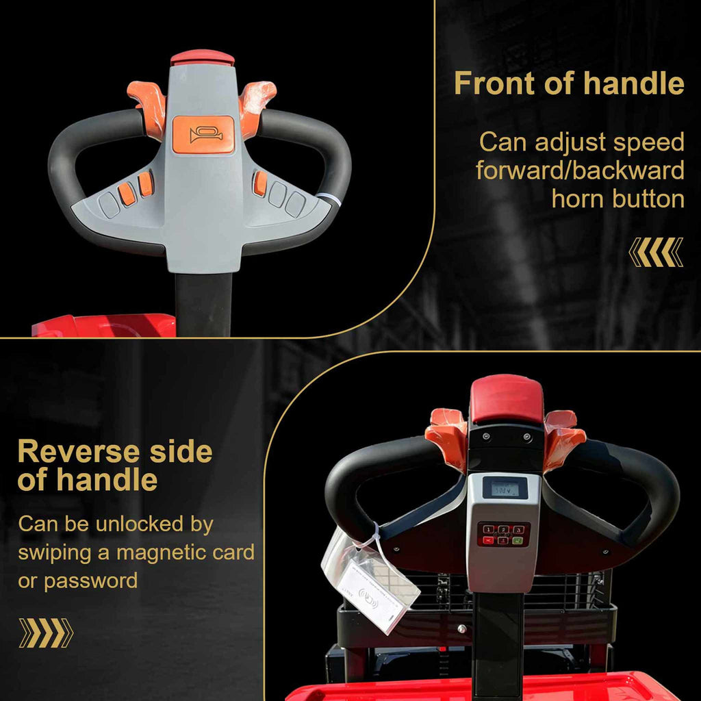 NovaFORKLIFT 4000lb warehouse stacker crane, electric stacker suitable for warehouse, storage room, back-end inventory handling, and general material handling scenarios