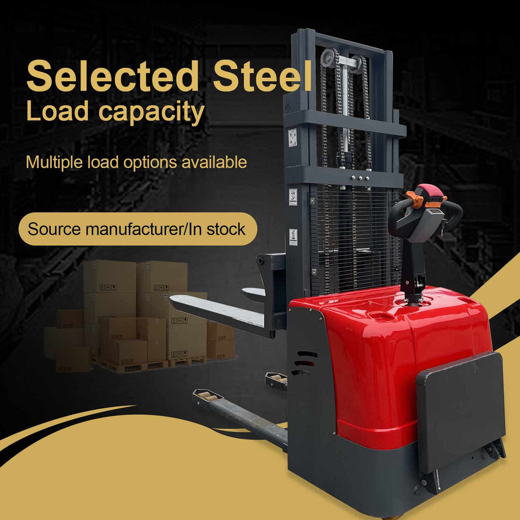NovaFORKLIFT 4000lb warehouse stacker crane, electric stacker suitable for warehouse, storage room, back-end inventory handling, and general material handling scenarios