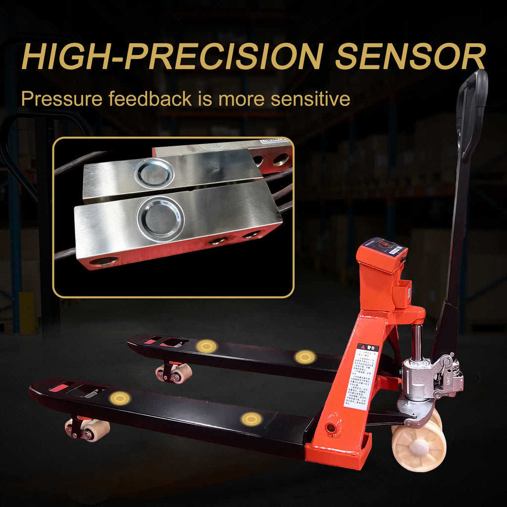 NovaFORKLIFT NovaFORKLIFT 4400 lbs Weighing Pallet Truck  Digital Scale Hand Pallet Jack with LCD Display