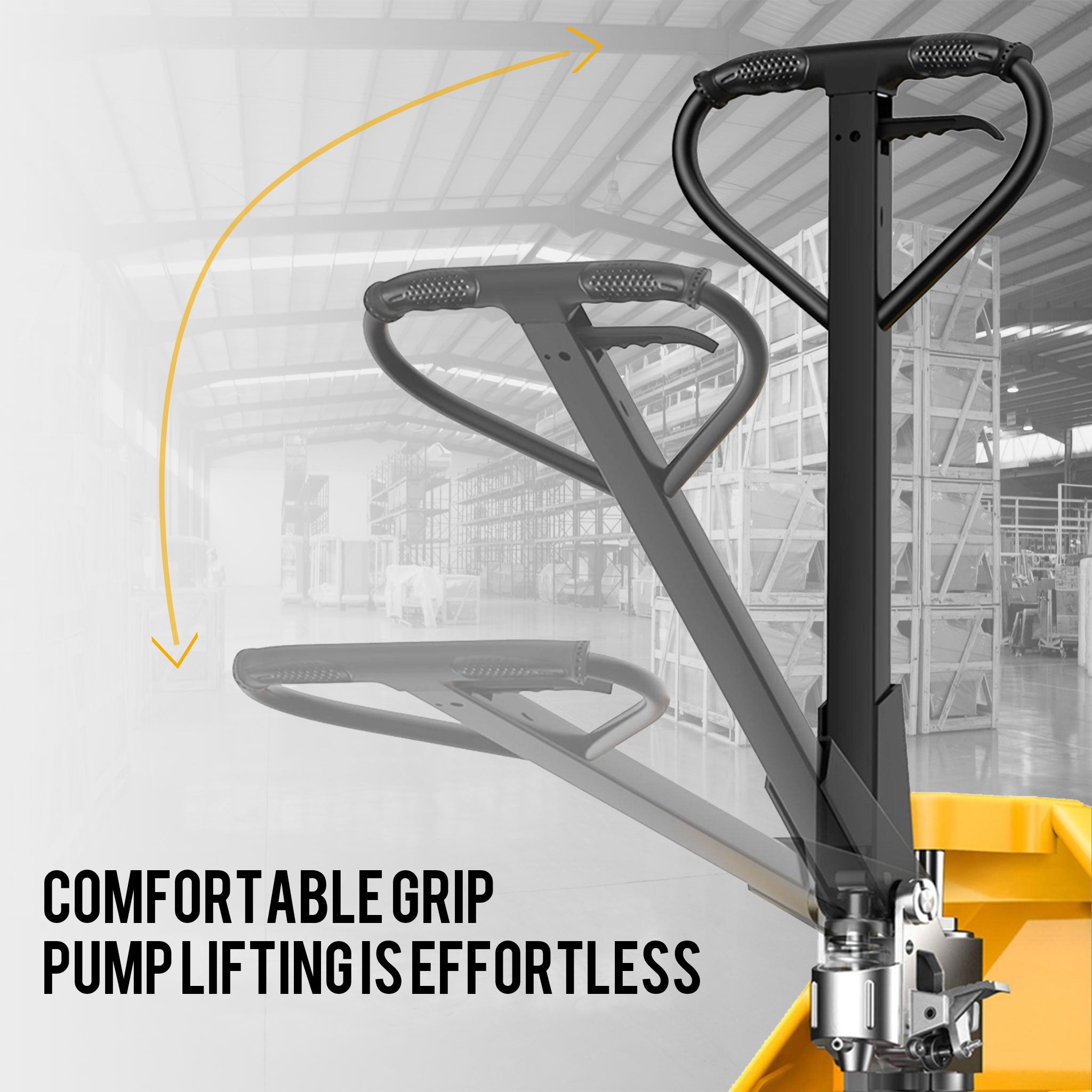 NOVAFORKLIFT warehouse industrial heavy-duty 11000lbs manual pallet truck hand pallet jack hydraulic manual forklift suitable for factory distribution center logistics transportation center