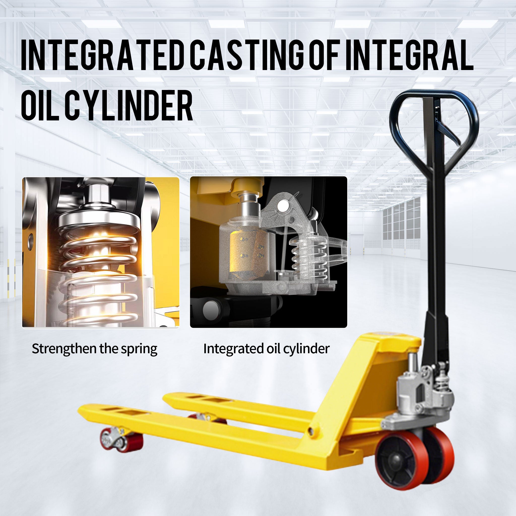 NOVAFORKLIFT 5500lbs Manual Pallet Truck Industrial Warehouse Handling
