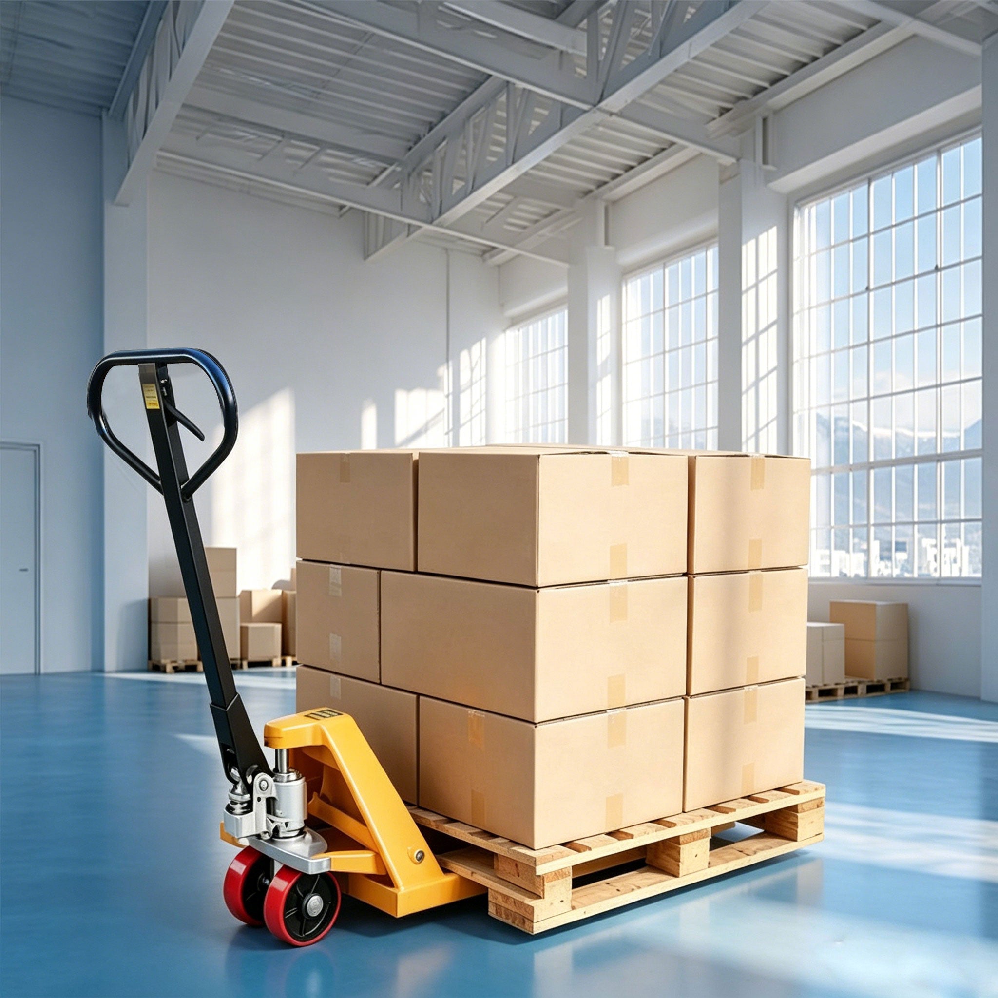 NOVAFORKLIFT 5500lbs Manual Pallet Truck Industrial Warehouse Handling