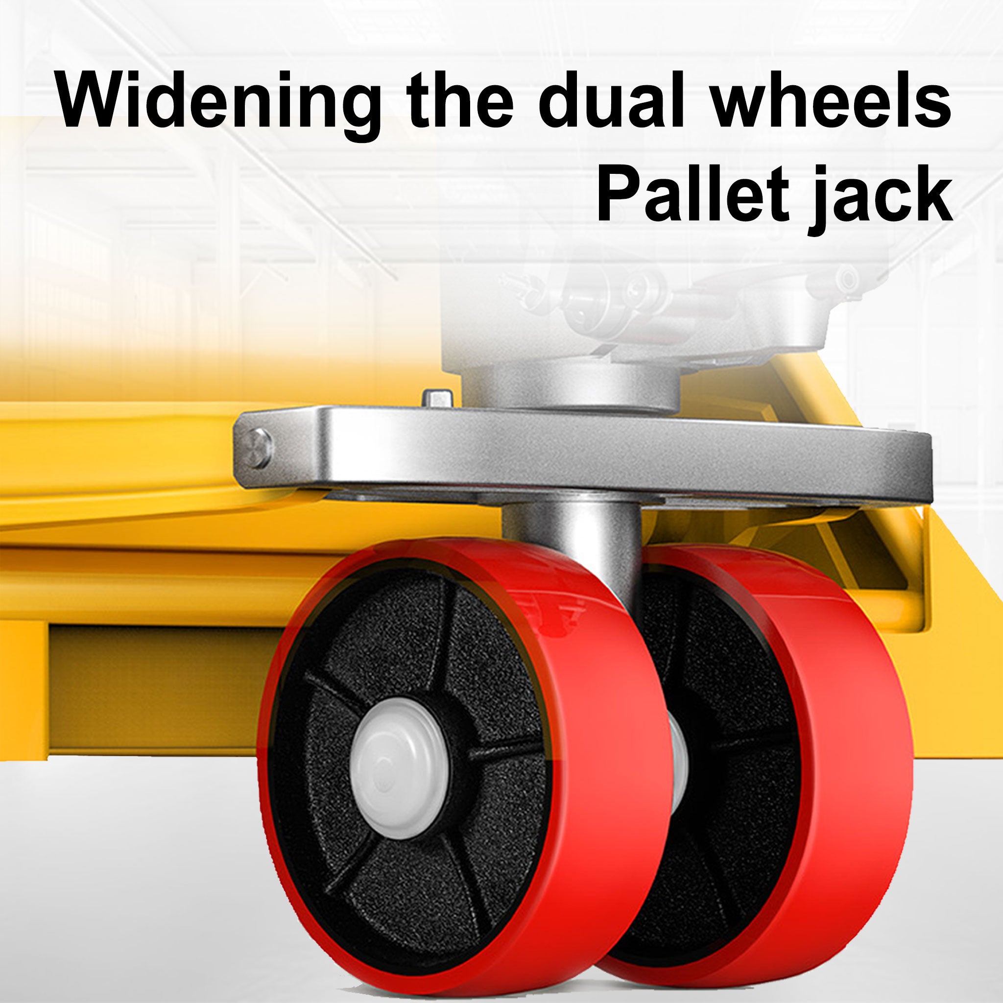 NovaFORKLIFT 6600lb Heavy-Duty Manual Pallet Jack for Warehouse Industrial Use