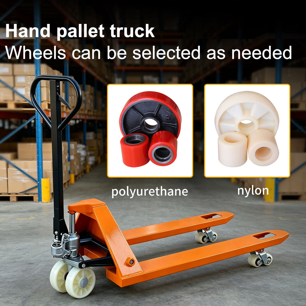 NOVAFORKLIFT 4410lbs Pallet Truck Hydraulic Nylon Rubber Wheels Warehouse