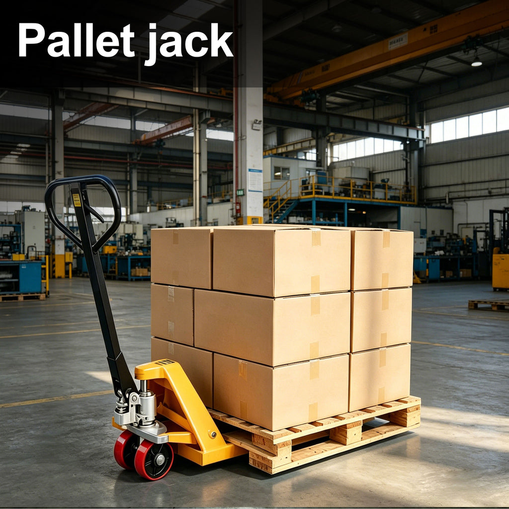 NOVAFORKLIFT 4410lbs Pallet Truck Hydraulic Nylon Rubber Wheels Warehouse