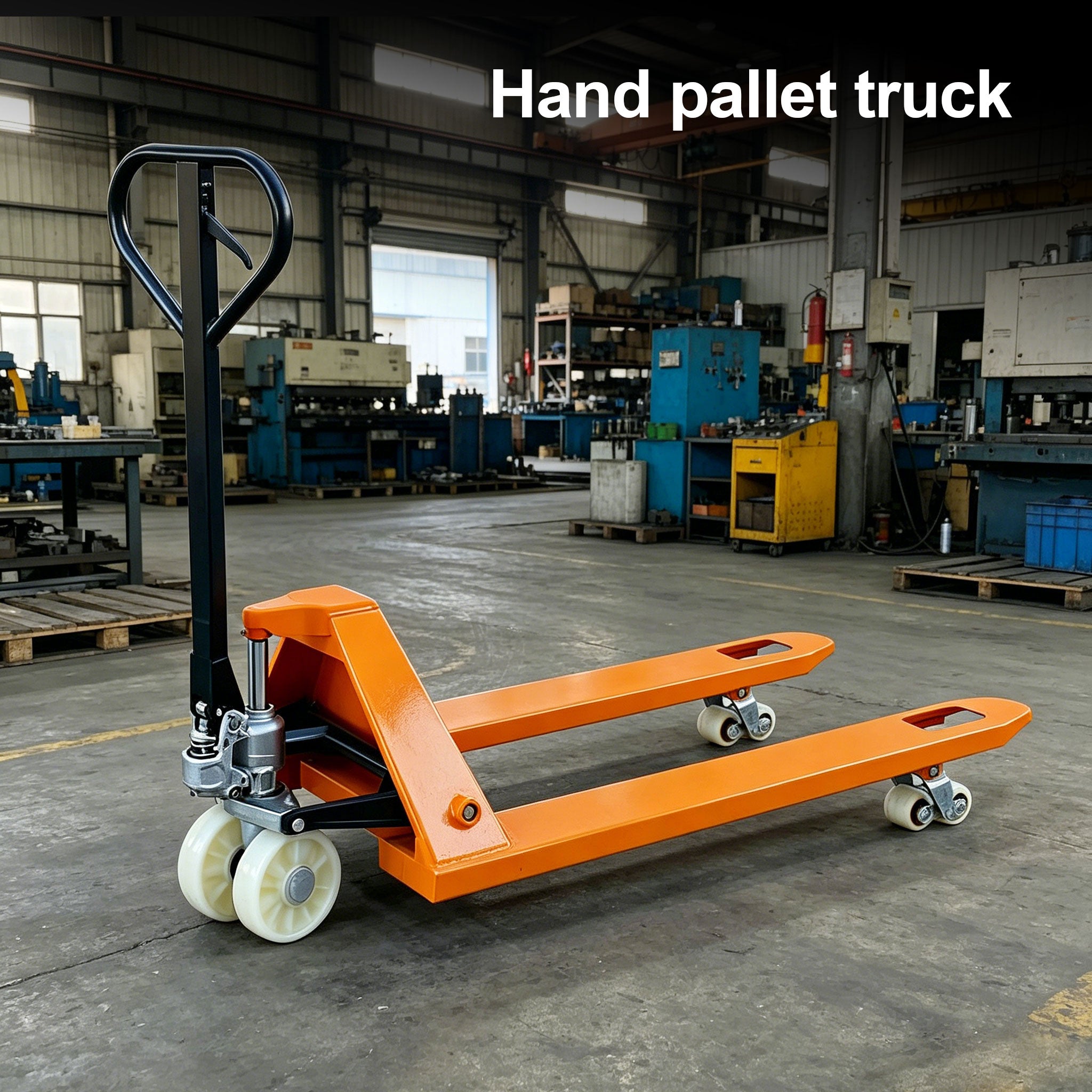 NOVAFORKLIFT 4410lbs Pallet Truck Hydraulic Nylon Rubber Wheels Warehouse
