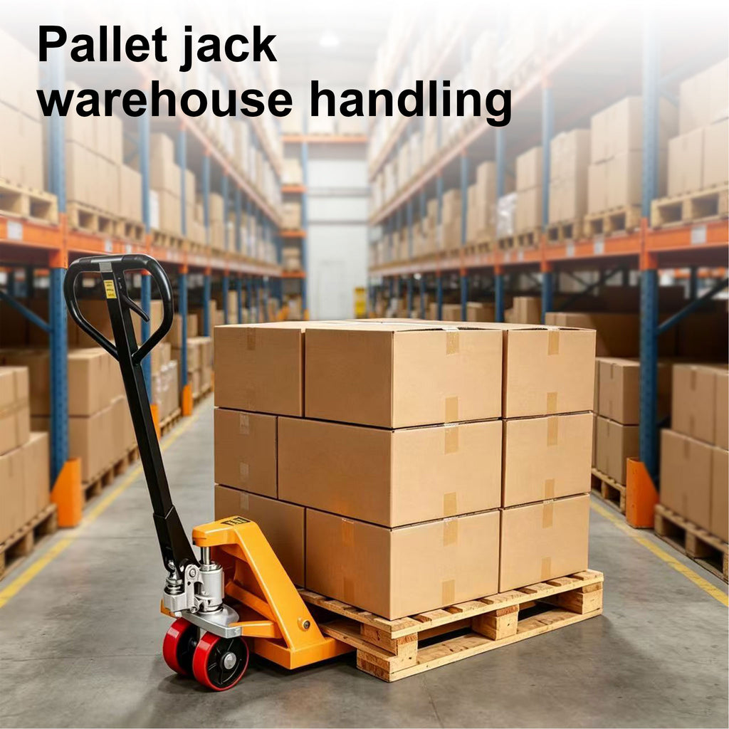 NovaFORKLIFT 6600lb Heavy-Duty Manual Pallet Jack for Warehouse Industrial Use