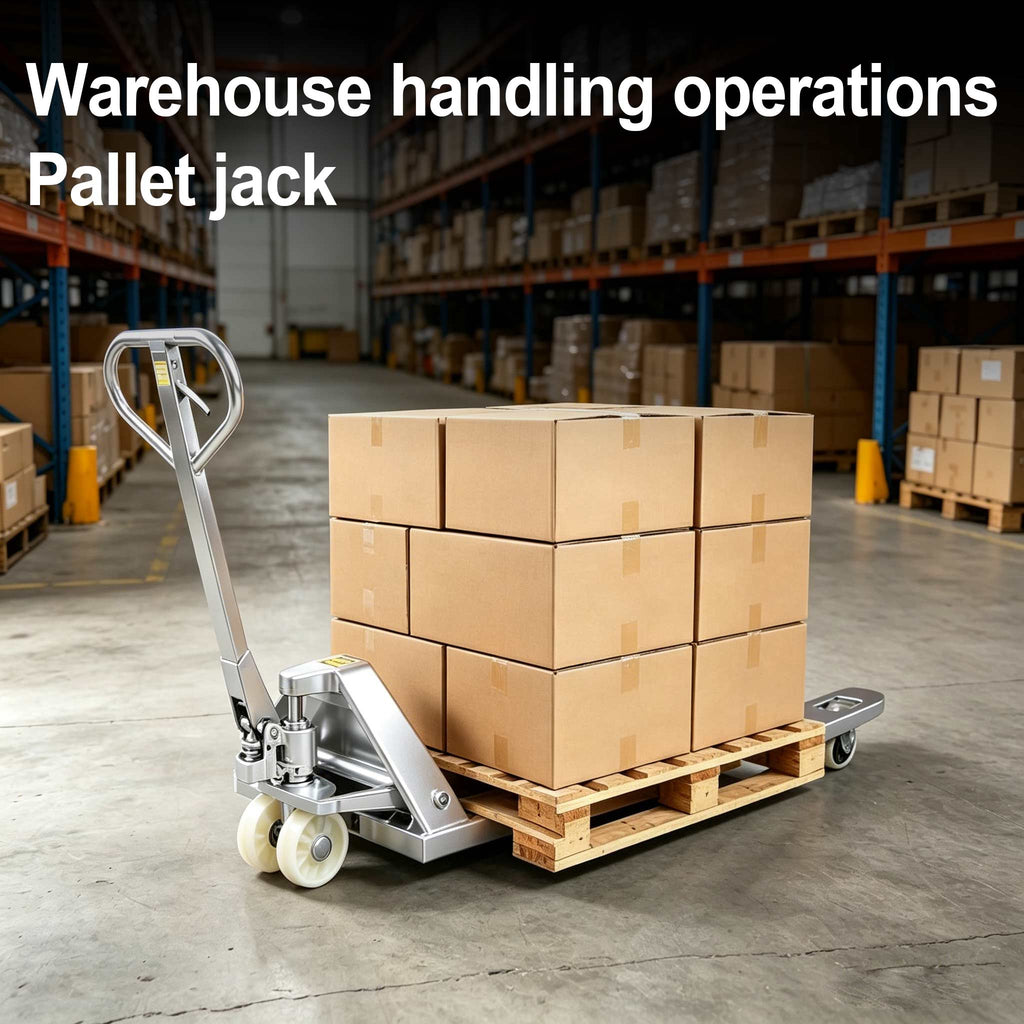 NOVAFORKLIFT 4410lb Stainless Steel Pallet Truck Commercial Kitchen
