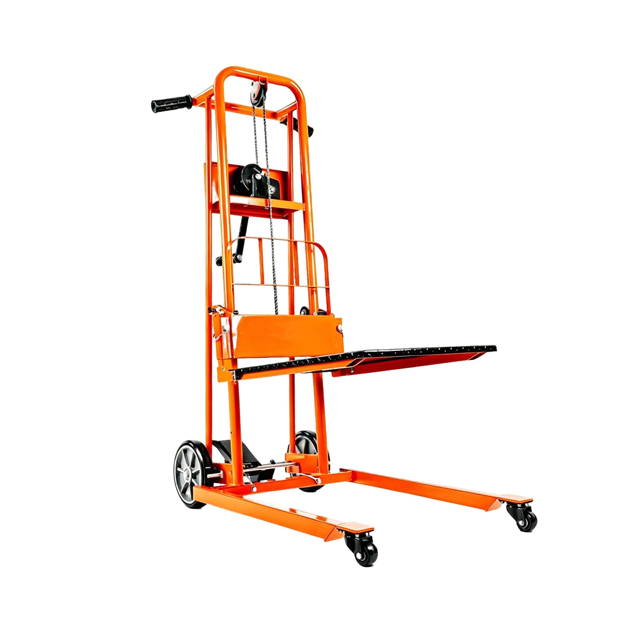 NovaFORKLIFT Winch Stacker | 440 lbs Capacity, Warehouse Lift
