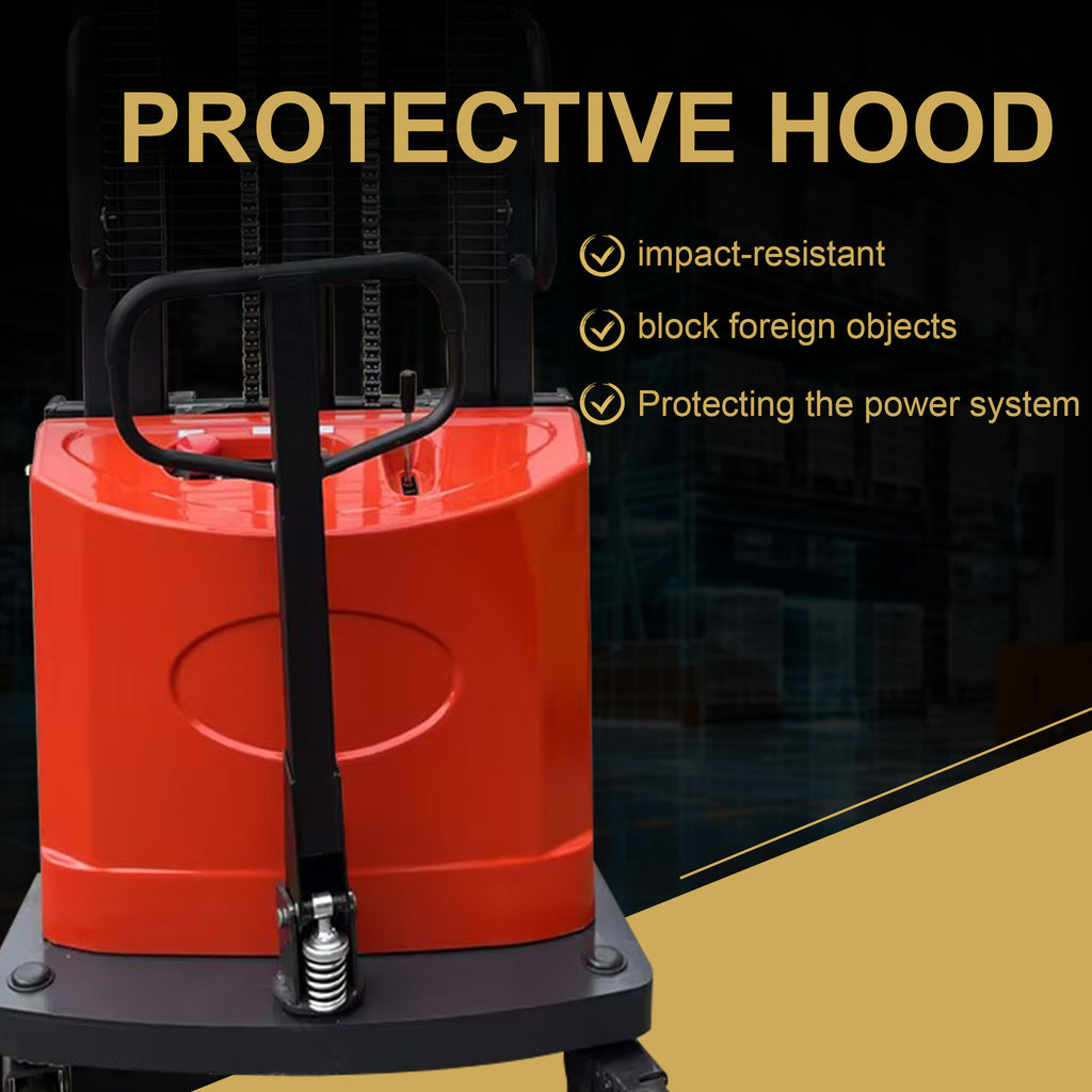 NovaFORKLIFT Semi-Electric Pallet Stacker Heavy-Duty Industrial Warehouse & Logistics